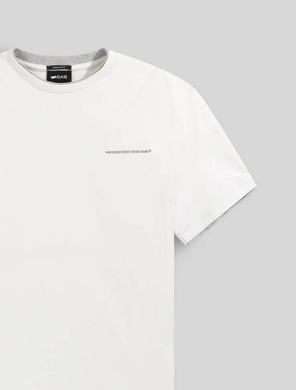 T-shirt manica corta Gas - white