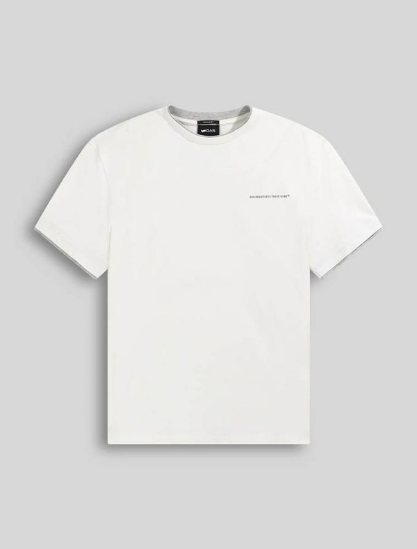 T-shirt manica corta Gas - white