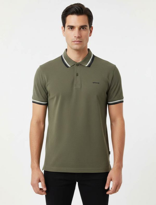 Polo manica corta Gas - verde militare