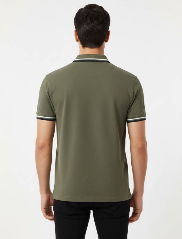 Polo manica corta Gas - verde militare