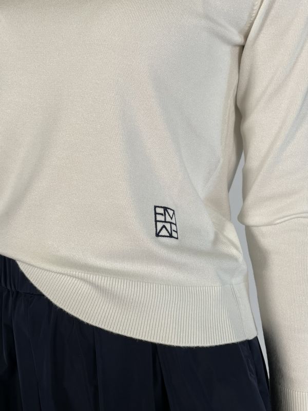 Maglia manica lunga Emme - bianco