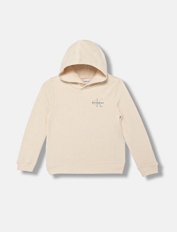 Maglia in felpa Calvin Klein - bianco sporco