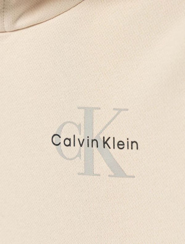 Maglia in felpa Calvin Klein - bianco sporco