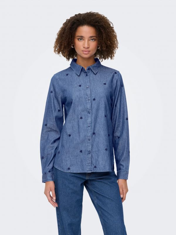 Camicia jeans Jdy - medium blue denim