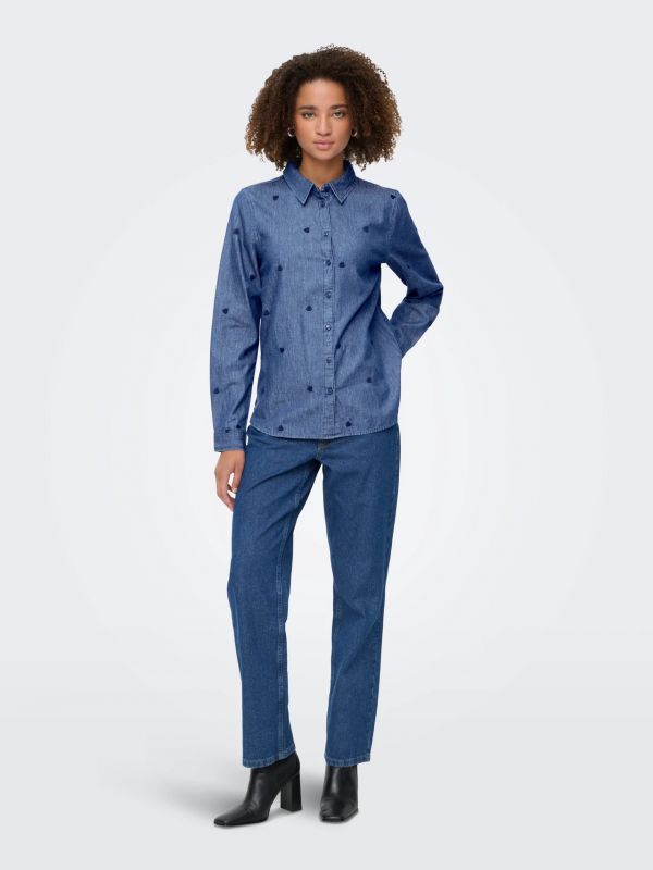 Camicia jeans Jdy - medium blue denim