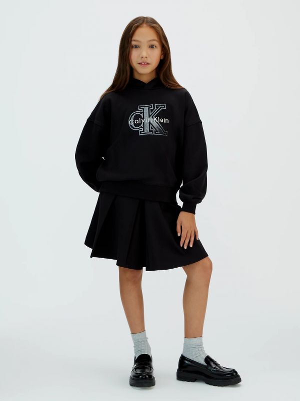 Maglia in felpa Calvin Klein - black