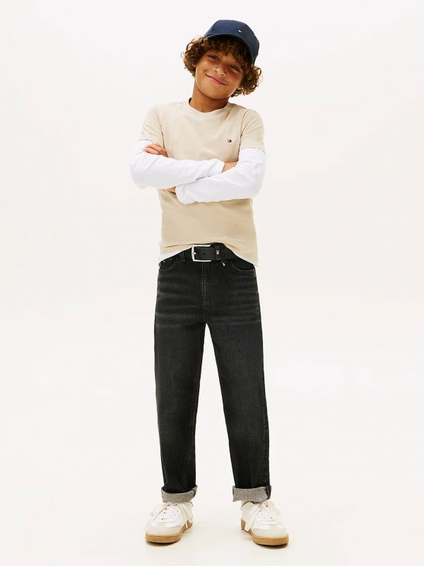 T-shirt manica corta Tommy Hilfiger - sabbia