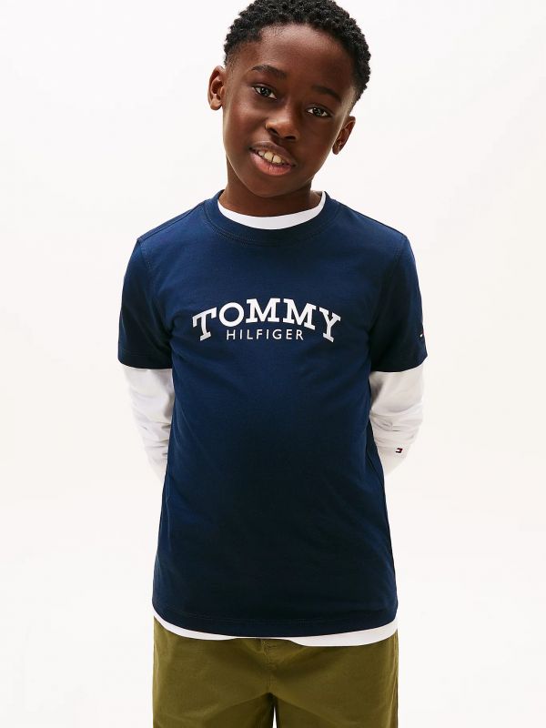 T-shirt manica corta Tommy Hilfiger - navy