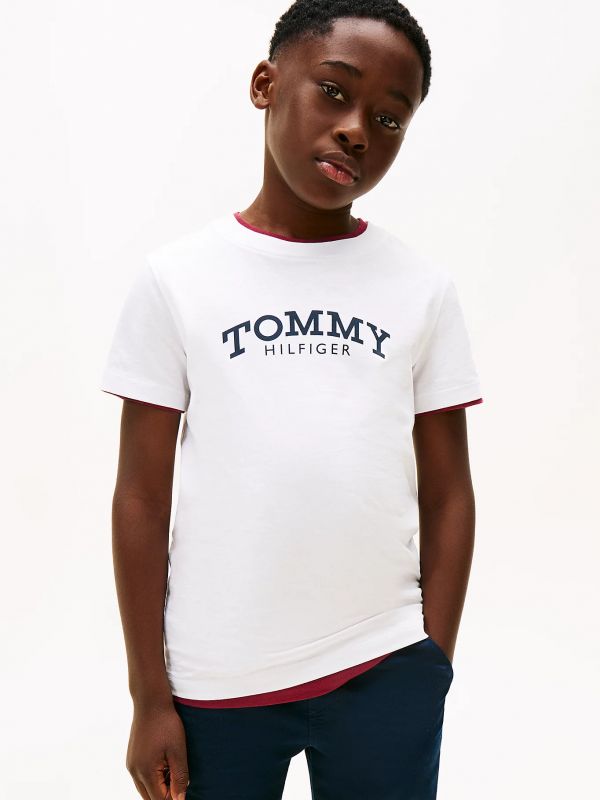 T-shirt manica corta Tommy Hilfiger - white