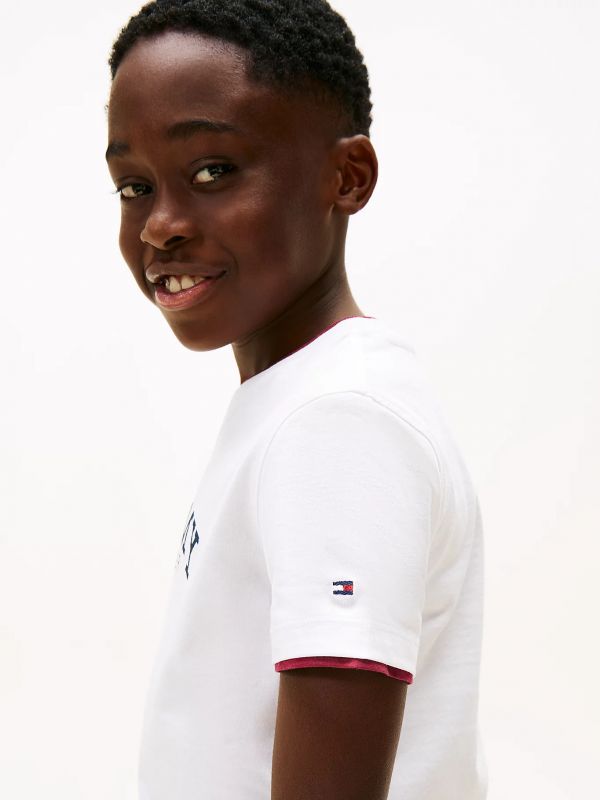 T-shirt manica corta Tommy Hilfiger - white