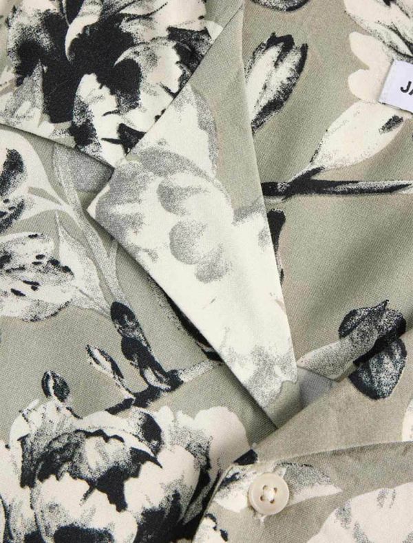 Camicia manica corta Jack & Jones - vetiver