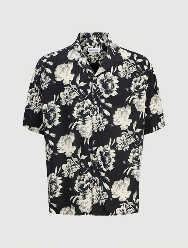 Camicia manica corta Jack & Jones - black