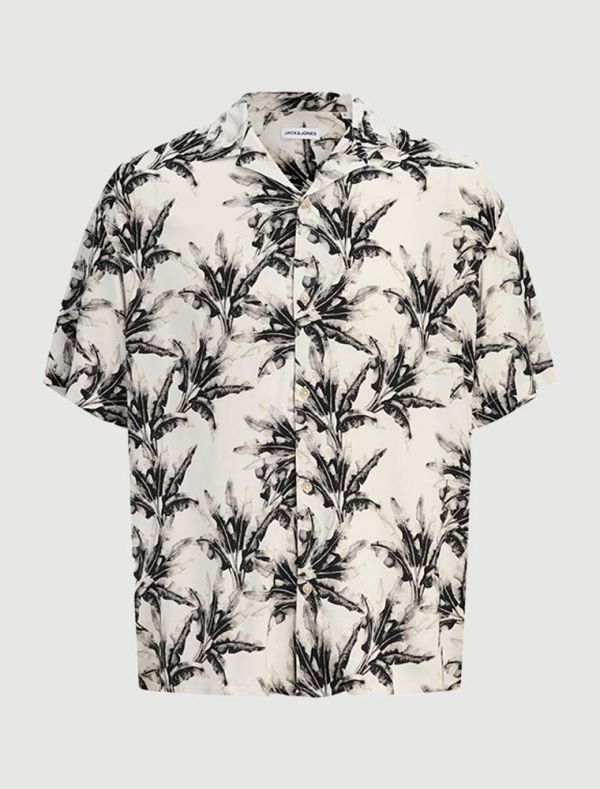 Camicia manica corta Jack & Jones - glacier gray