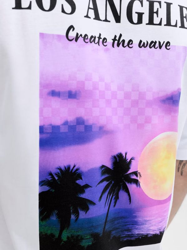 T-shirt manica corta Jack & Jones - bright white