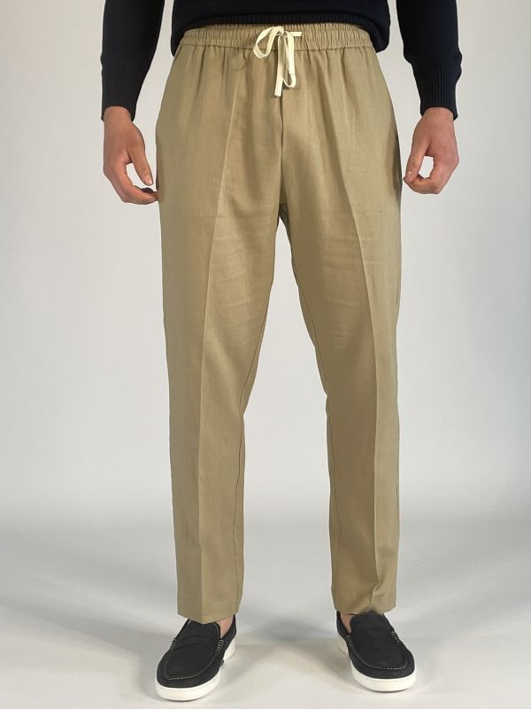 Pantalone casual Over-d - cammello