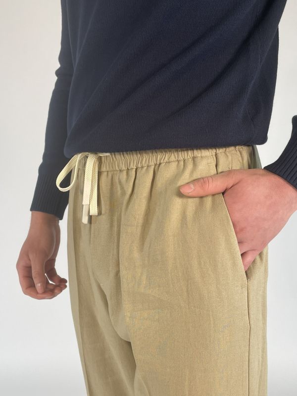 Pantalone casual Over-d - cammello