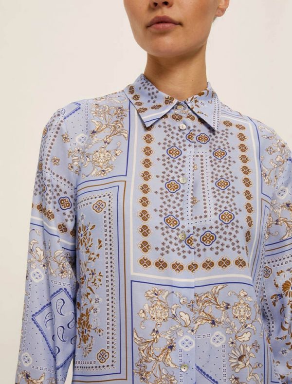 Camicia manica lunga Emme - azzurro