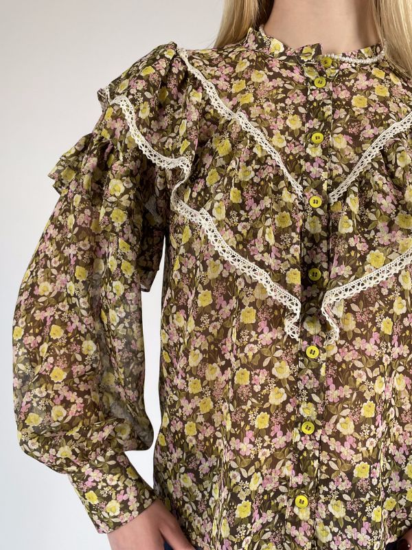 Camicia manica lunga Iblues - oliva