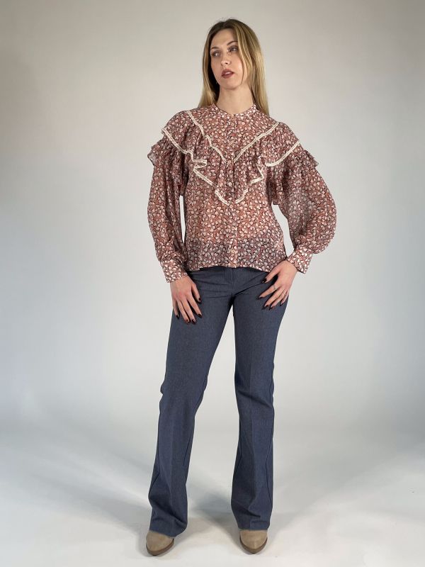 Camicia manica lunga Iblues - rosa