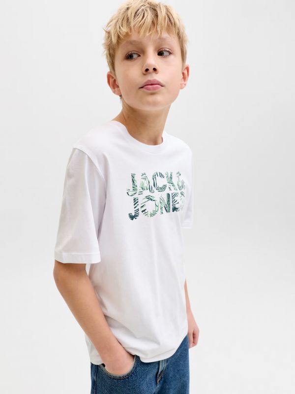 T-shirt manica corta Jack & Jones - white
