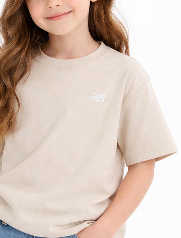 T-shirt manica corta sportiva Newbalance - lino