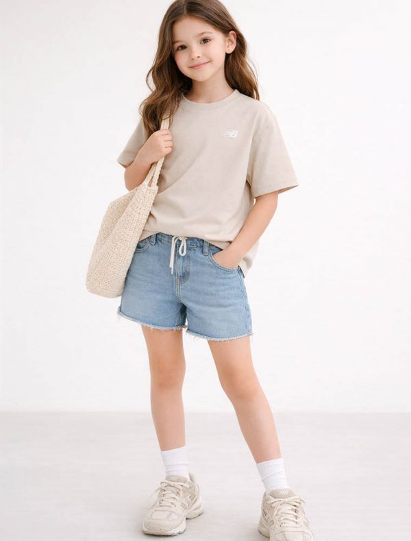 T-shirt manica corta sportiva Newbalance - lino