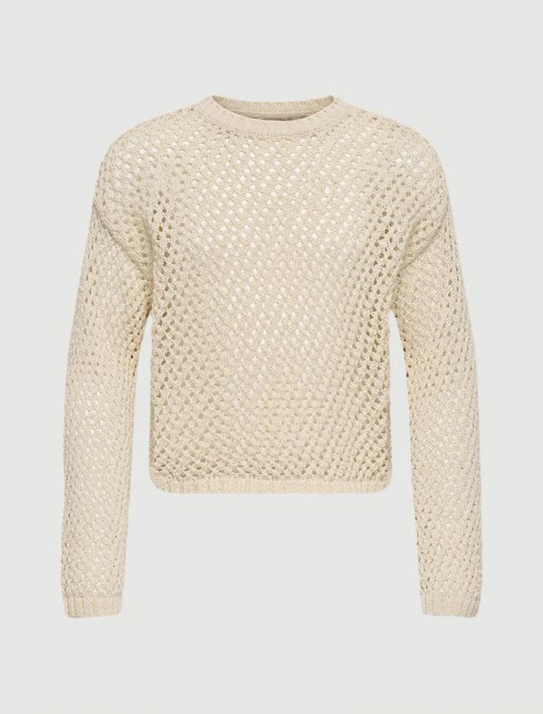 Maglia manica lunga Only - panna