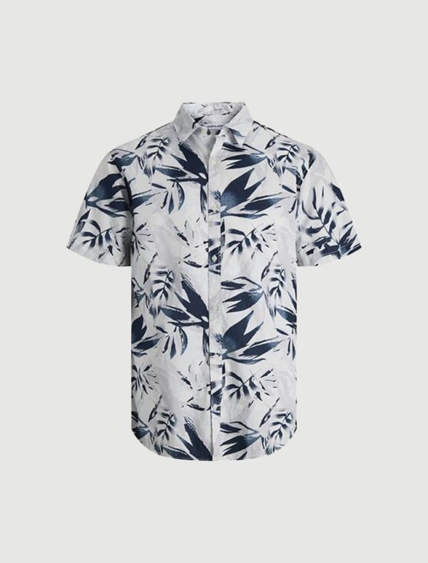 Camicia manica corta Jack & Jones - cloud dancer
