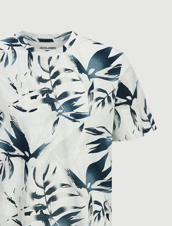 T-shirt manica corta Jack & Jones - cloud dancer