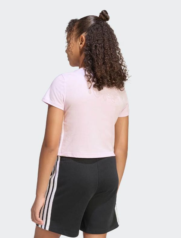 T-shirt manica corta sportiva Adidas - lavanda