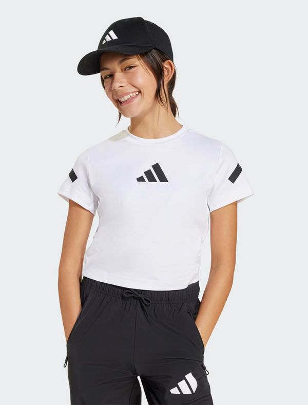 T-shirt manica corta sportiva Adidas - white