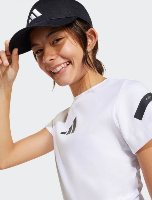 T-shirt manica corta sportiva Adidas - white