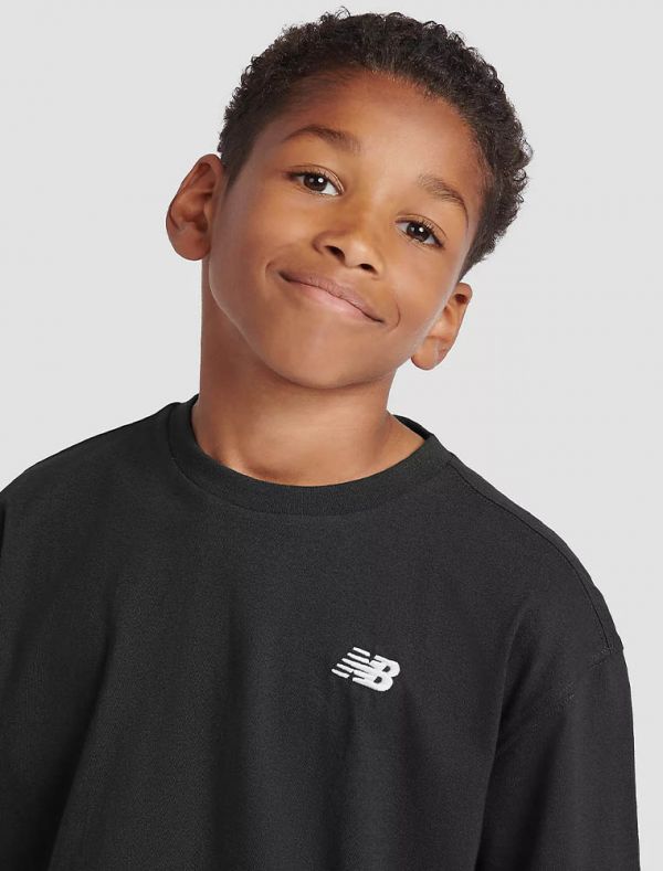 T-shirt manica corta sportiva Newbalance - nero