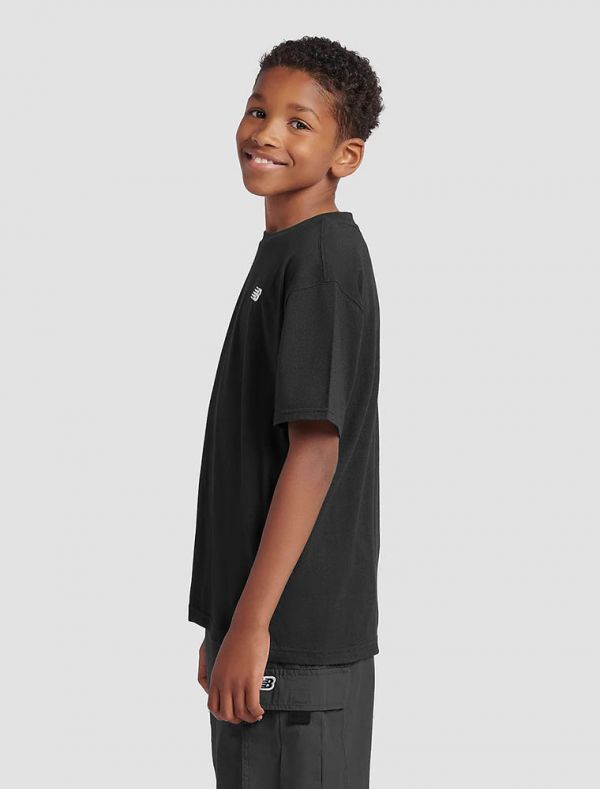 T-shirt manica corta sportiva Newbalance - nero