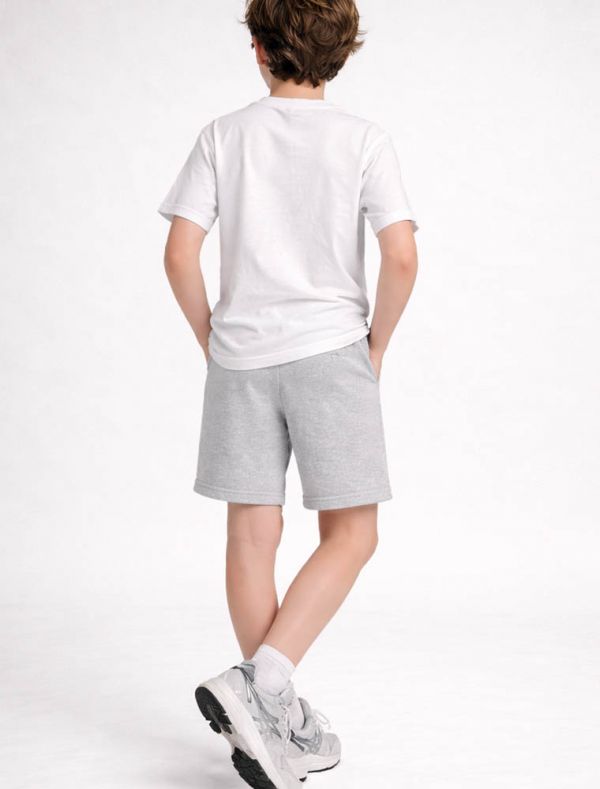 T-shirt manica corta sportiva Newbalance - bianco