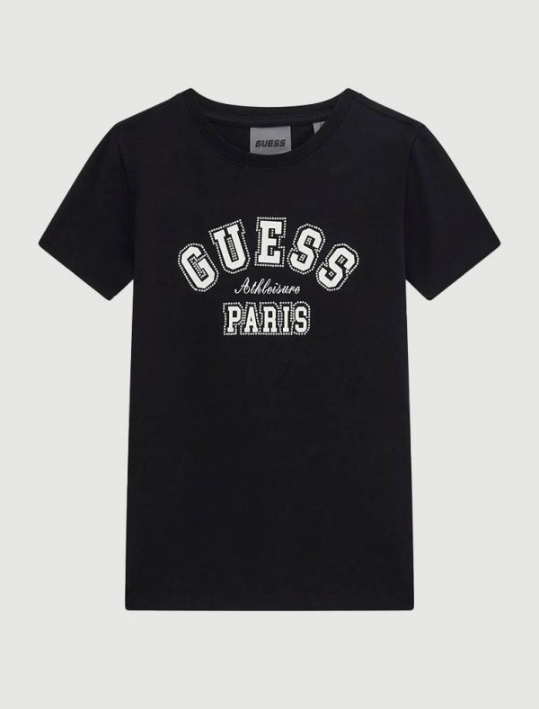 T-shirt manica corta Guess - nero