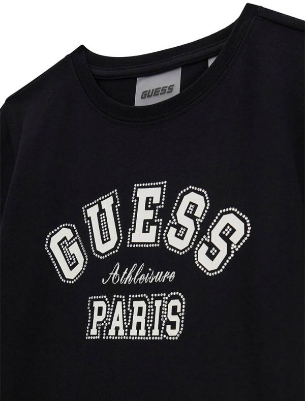 T-shirt manica corta Guess - nero