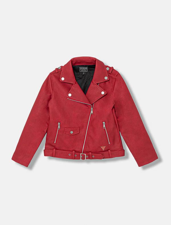 Giubbino ecopelle Guess - rosso