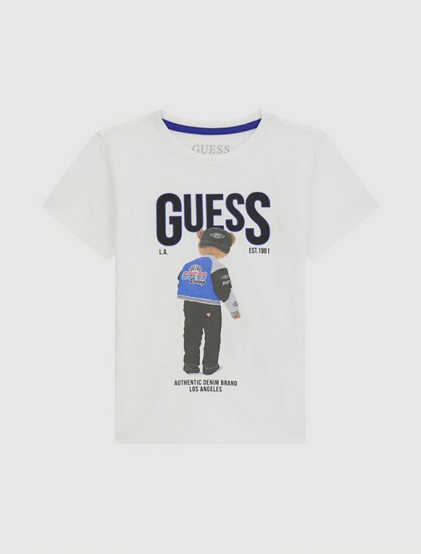 T-shirt manica corta Guess - white