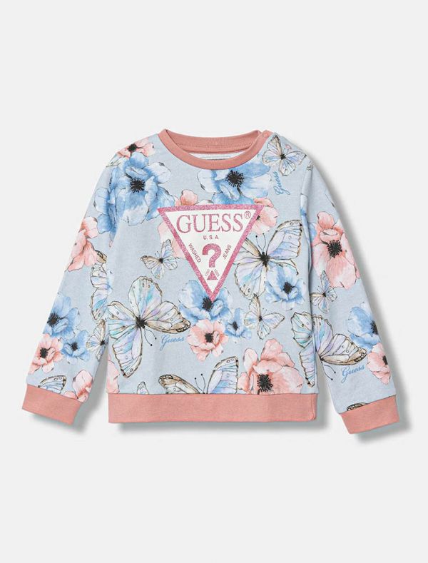 Maglia in felpa Guess - azzurro