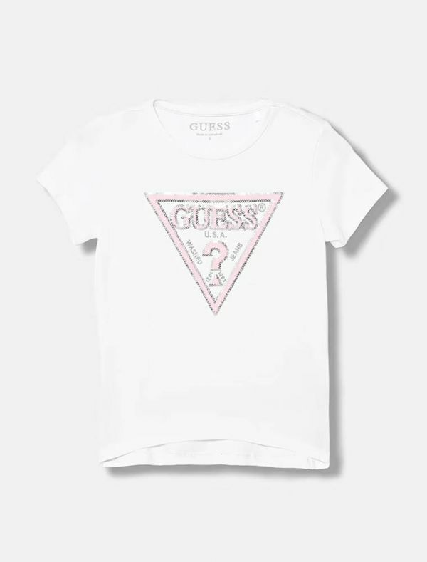 T-shirt manica corta Guess - white