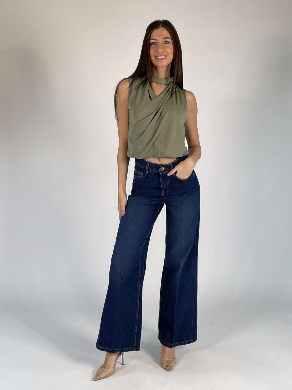 Pantalone jeans Pennyblack - blu scuro