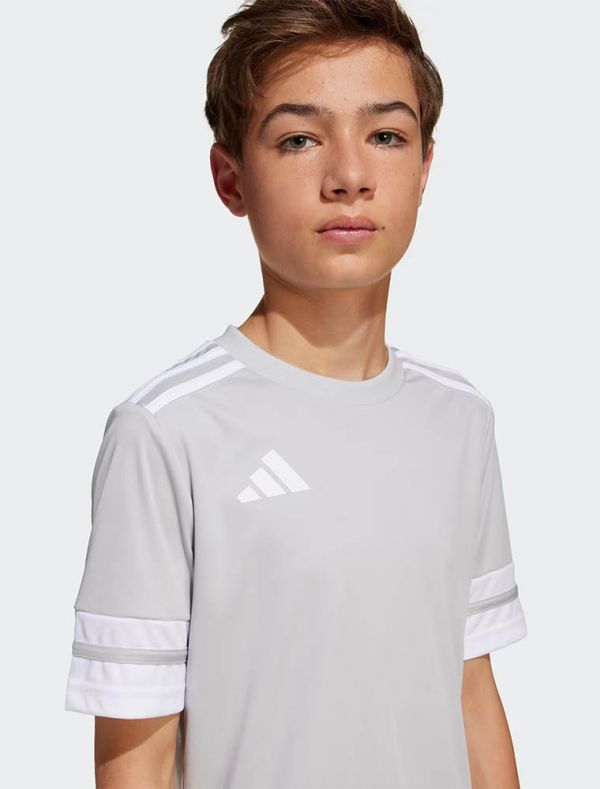 T-shirt manica corta sportiva Adidas - grigio