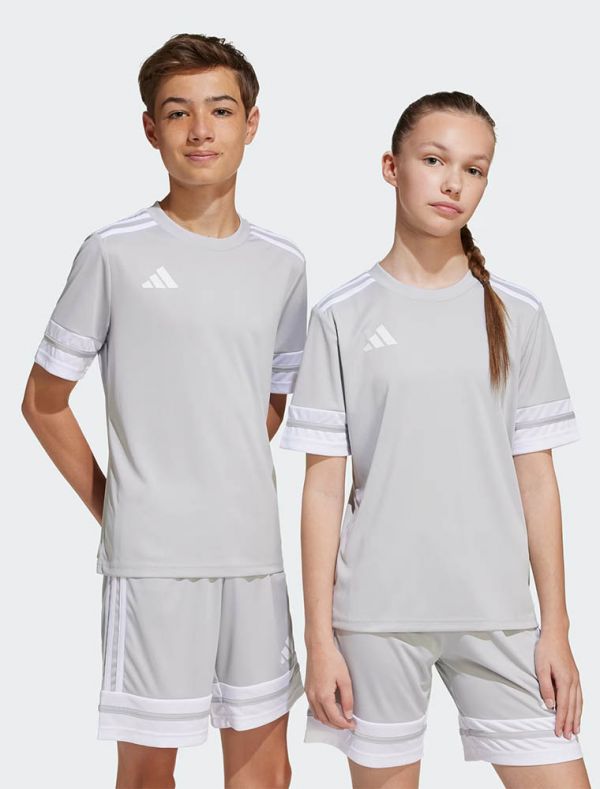 T-shirt manica corta sportiva Adidas - grigio