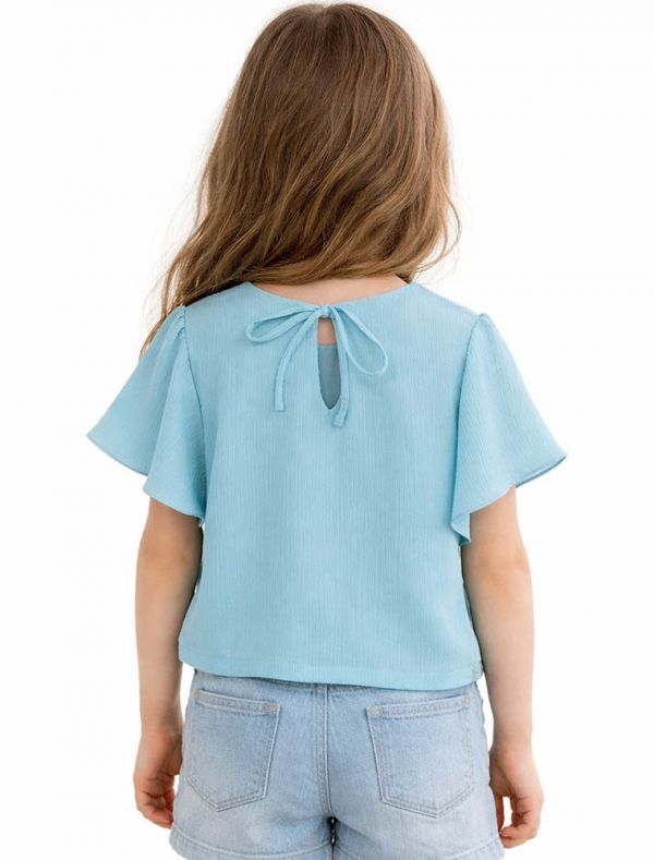 Camicia manica corta Kocca - azzurro