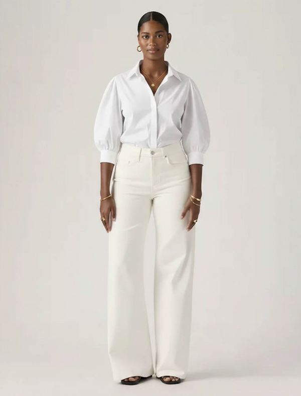 Pantalone jeans Levi's - ecru