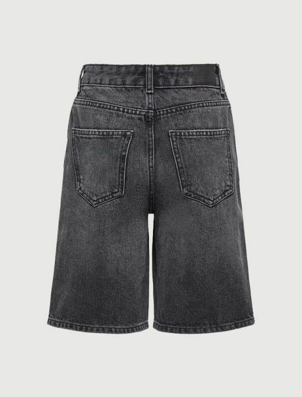 Bermuda jeans Only - black