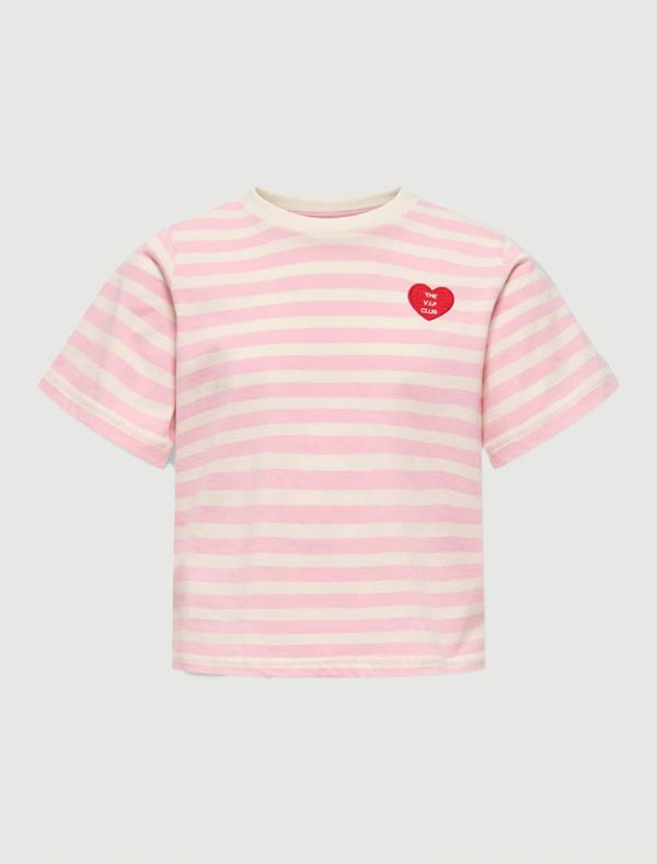 T-shirt manica corta Only - rose