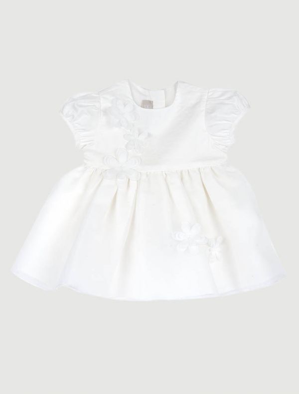 Abito manica corta elegante Chicco - panna