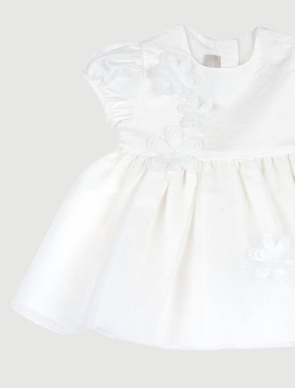 Abito manica corta elegante Chicco - panna